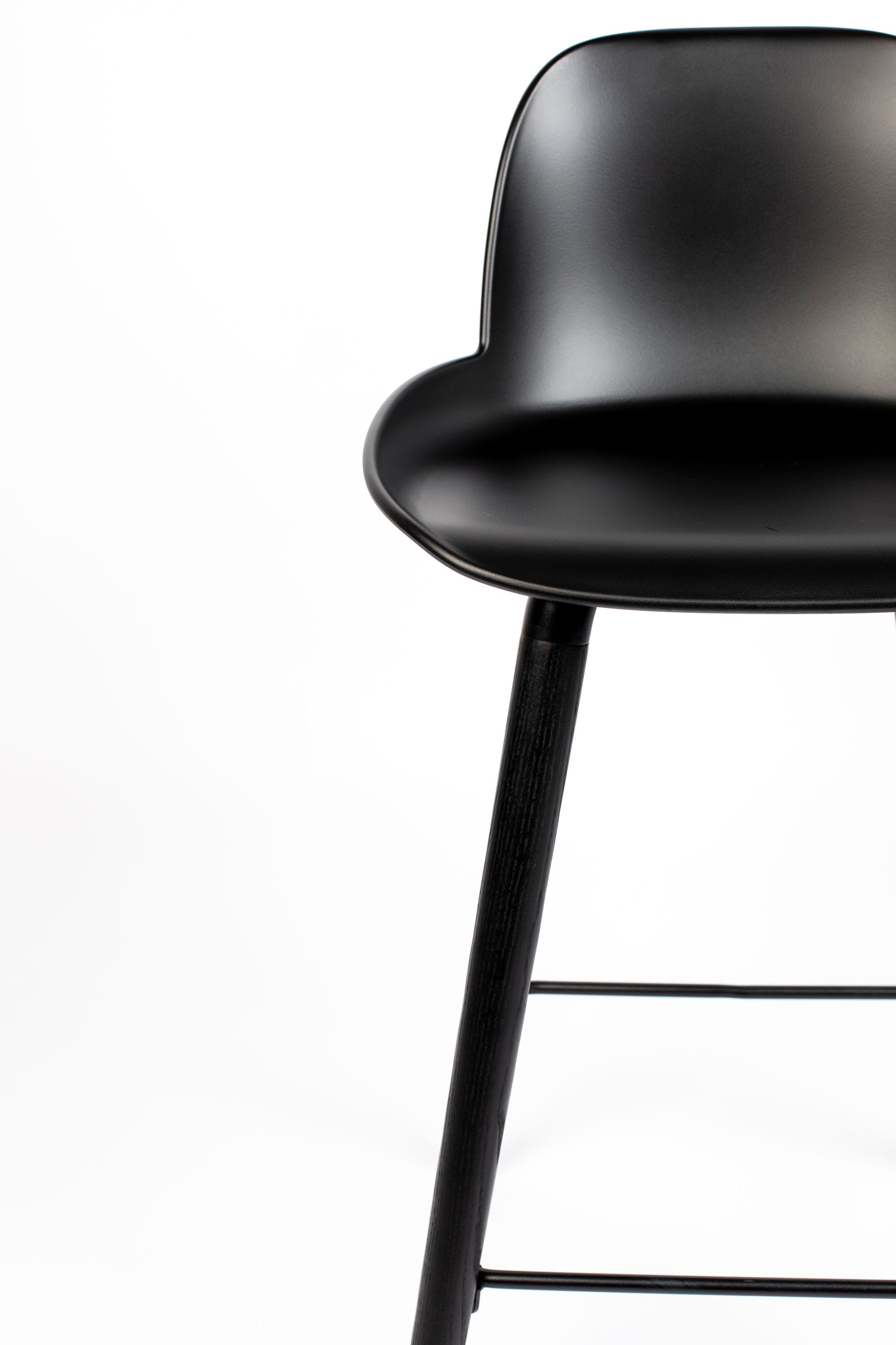 Zuiver Set of 2 Albert Kuip All Black Counter Stool